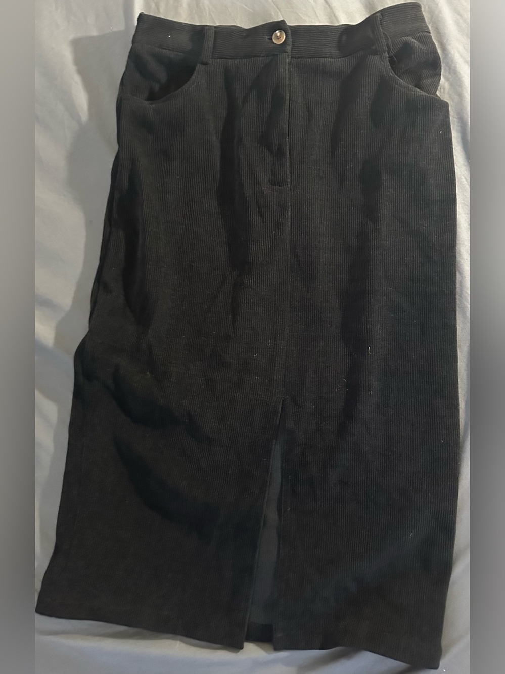 Women’s Black Corduroy  tuPants
